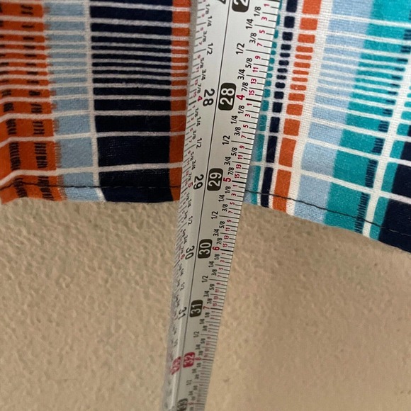 Permanent Press Medium Mens Multicolor Cotton Plaid Long Sleeve Button Up Shirt - Picture 6 of 7